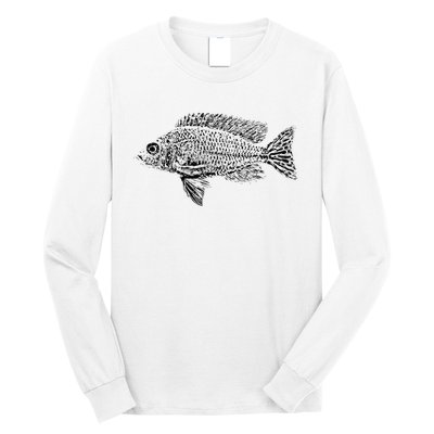 Firefish Malawi Aulonocara Peacock Cichlid Fish Long Sleeve Shirt