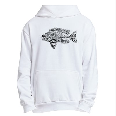 Firefish Malawi Aulonocara Peacock Cichlid Fish Urban Pullover Hoodie