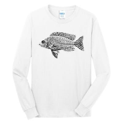 Firefish Malawi Aulonocara Peacock Cichlid Fish Tall Long Sleeve T-Shirt