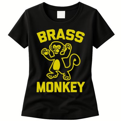 Funky Monkey Brass Monkey Womens T-Shirt