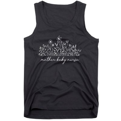 Floral Mother Baby Nurse Tank Top