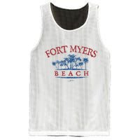 Fort Myers Beach Fl Palm Trees On Beach Mesh Reversible Basketball Jersey Tank