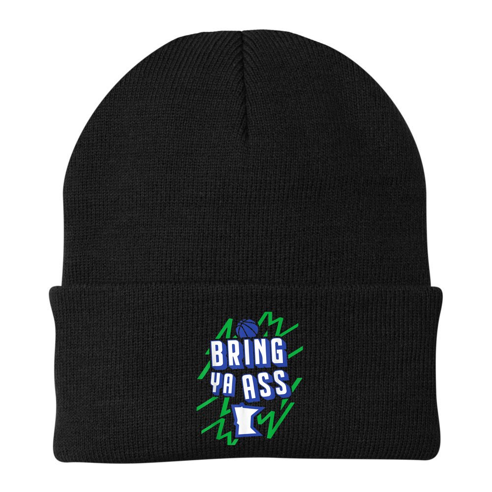 Funny Meme Bring Ya Ass Humor Beanie