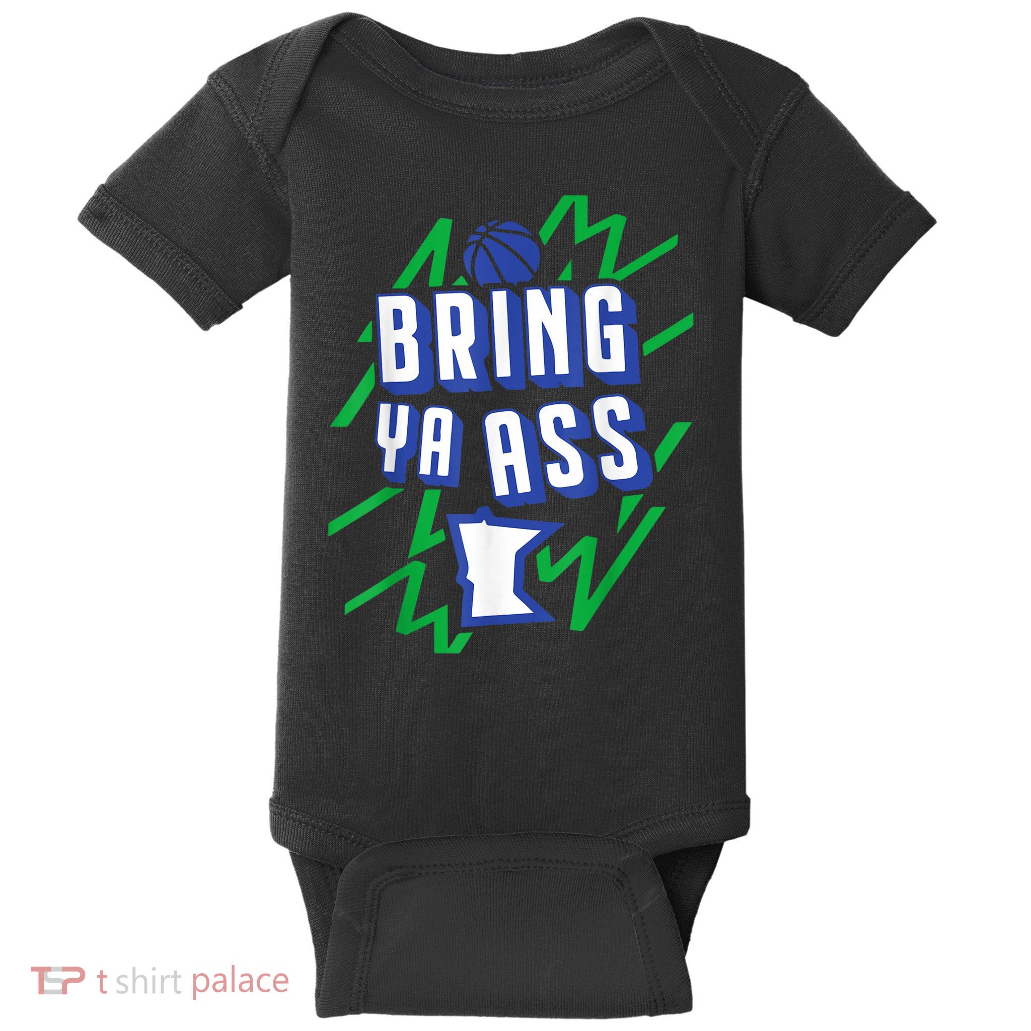 Funny Meme Bring Ya Ass Humor Baby Bodysuit