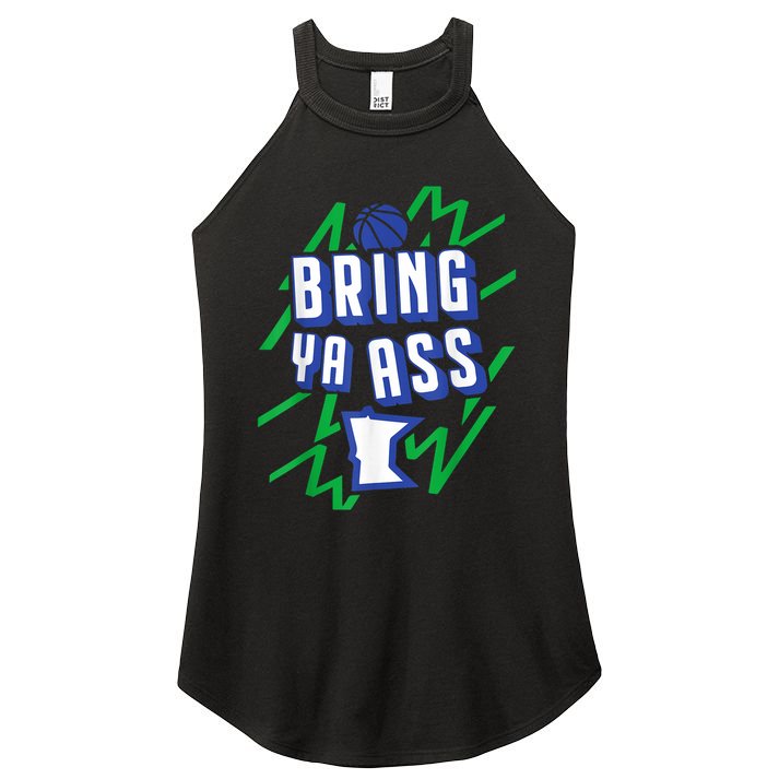 Funny Meme Bring Ya Ass Humor Women's Perfect Tri Rocker Tank