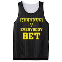 Funny Michigan Bet Gift Dad Mesh Reversible Basketball Jersey Tank