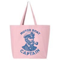 Funny Motor Boat Captain 25L Jumbo Tote