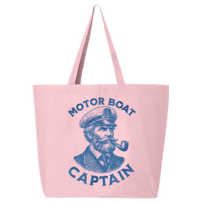 Funny Motor Boat Captain 25L Jumbo Tote