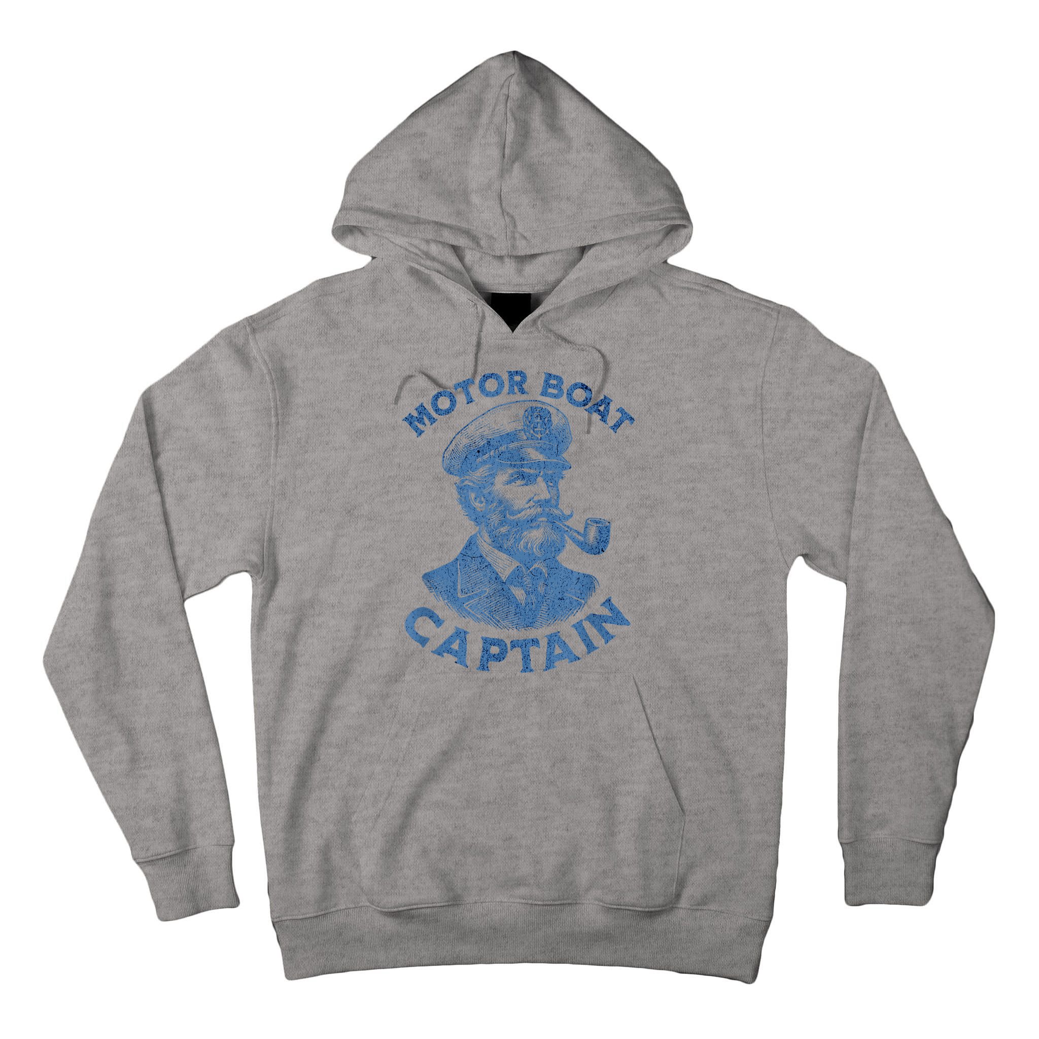 Funny Motor Boat Captain Tall Hoodie