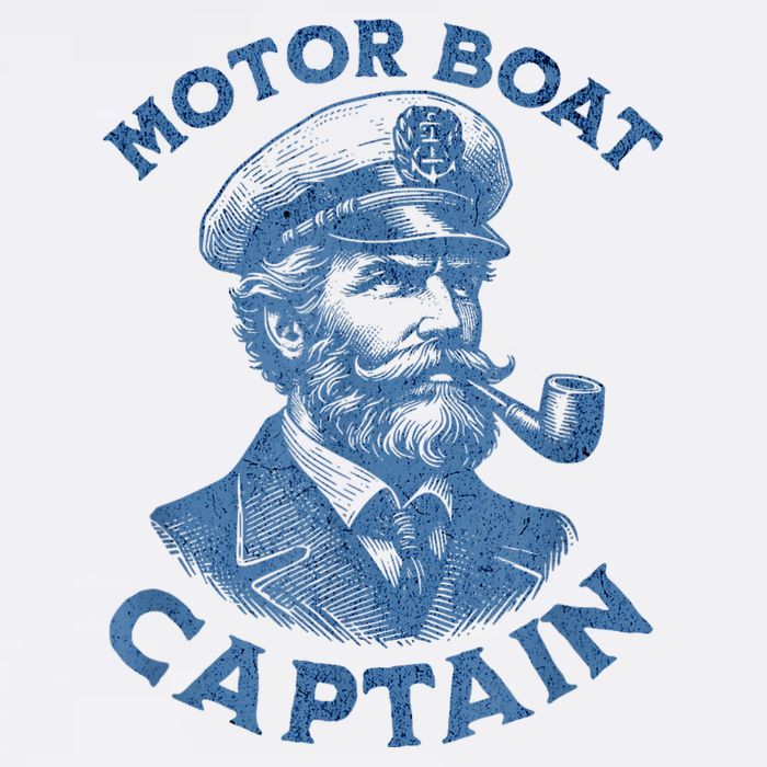 Funny Motor Boat Captain Cool Comfort Performance Bucket Hat