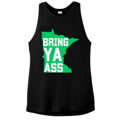 Funny Meme Bring Ya Ass Ladies PosiCharge Tri-Blend Wicking Tank