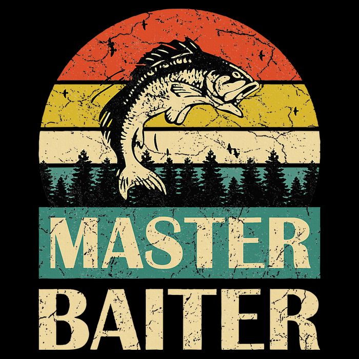 Funny Master Baiter Fishing Fishermen 16 in Basic Backpack