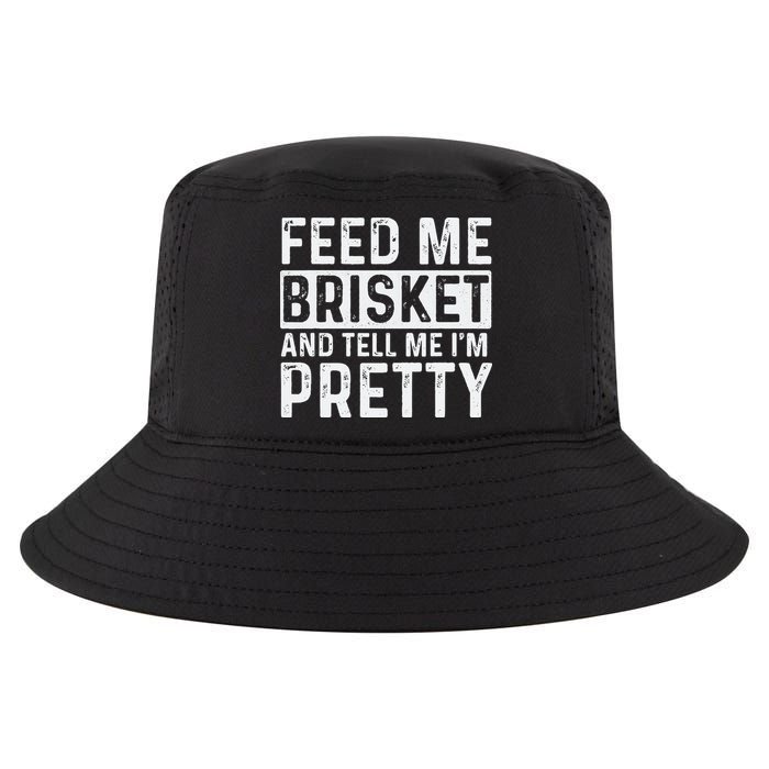 Feed Me Brisket - Pitmaster BBQ Lover Smoker Grilling Cool Comfort Performance Bucket Hat