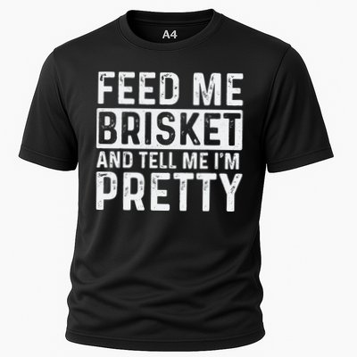 Feed Me Brisket - Pitmaster BBQ Lover Smoker Grilling Performance Shirt