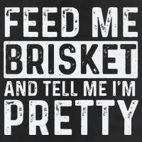 Feed Me Brisket - Pitmaster BBQ Lover Smoker Grilling 15oz Campfire Ceramic Mug