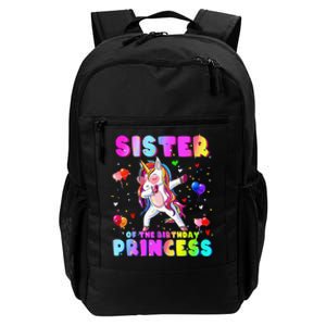 Family matching Birthday Princess Dabbing Unicorn Sister Daily Commute Backpack