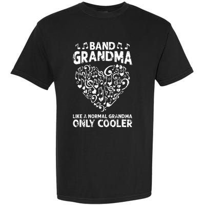 Funny Marching Band Grandma Music Lover Percussion Mom Garment-Dyed Heavyweight T-Shirt