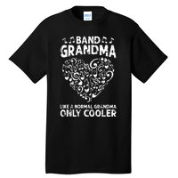 Funny Marching Band Grandma Music Lover Percussion Mom Tall T-Shirt