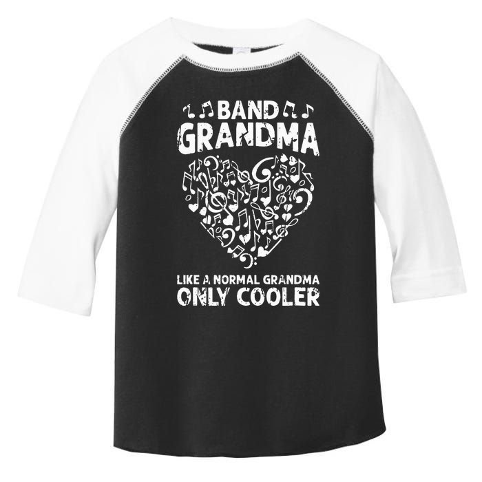 Funny Marching Band Grandma Music Lover Percussion Mom Toddler Fine Jersey T-Shirt