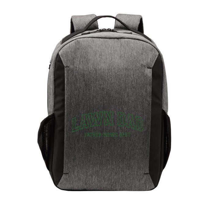 Father Mows Best Funny Lawn Mowing For Lawn Mower Dad Vector Backpack
