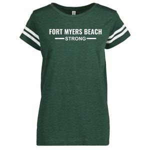 Fort Myers Beach Strong Community Strength Prayer Support Enza Ladies Jersey Football T-Shirt