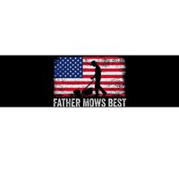 Father Mows Best Lawn Care Dad Mowing Gardener FatherS Day Bumper Sticker