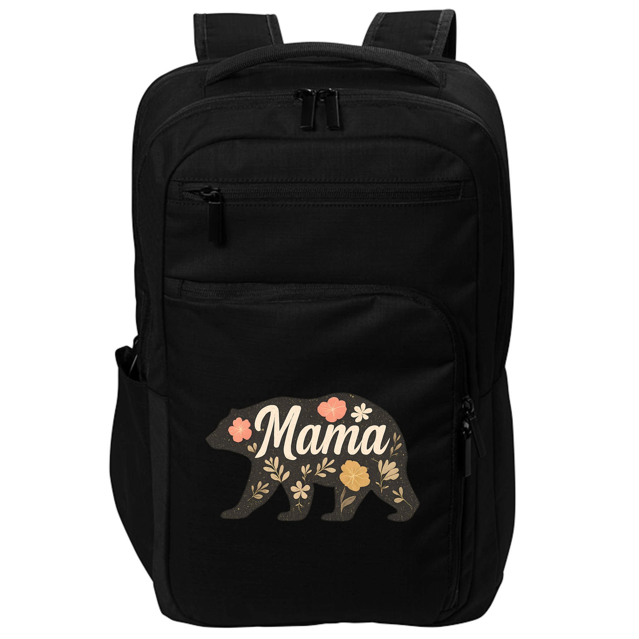 Floral Mama Bear Impact Tech Backpack