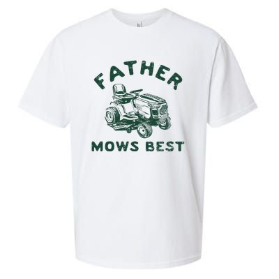 Father Mows Best Sueded Cloud Jersey T-Shirt