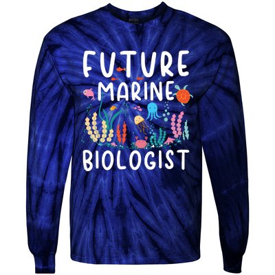 Future Marine Biologist Cute Costume Child Adult Tie-Dye Long Sleeve Shirt