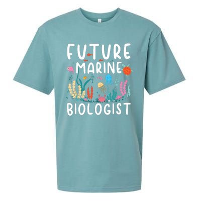 Future Marine Biologist Cute Costume Child Adult Sueded Cloud Jersey T-Shirt