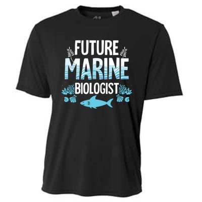 Future Marine Biologist Gift For Teens Funny Biology Cooling Performance Crew T-Shirt