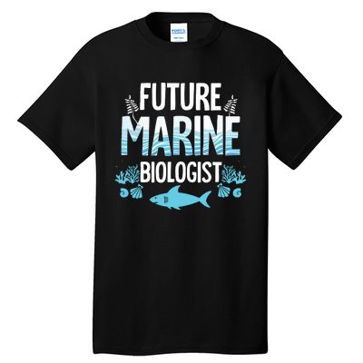 Future Marine Biologist Gift For Teens Funny Biology Tall T-Shirt