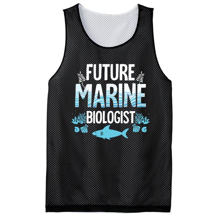 Future Marine Biologist Gift For Teens Funny Biology Mesh Reversible Basketball Jersey Tank