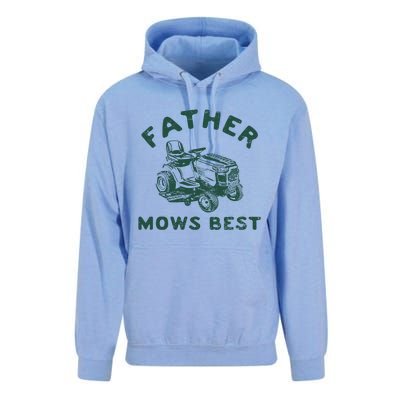 Father Mows Best Unisex Surf Hoodie