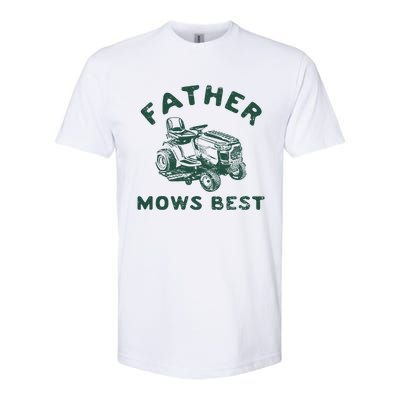 Father Mows Best Softstyle CVC T-Shirt