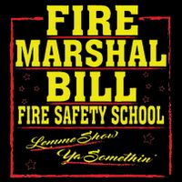 Fire Marshal Bill Safety School Funny Firefighter Cooling Performance Crew T-Shirt