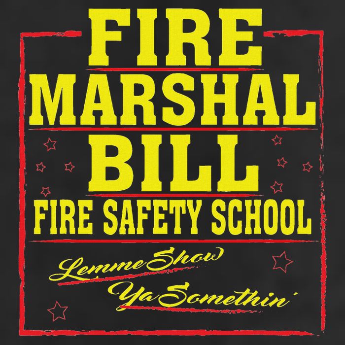 Fire Marshal Bill Safety School Funny Firefighter Adult Drive Performance Visor