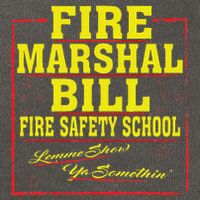 Fire Marshal Bill Safety School Funny Firefighter Cotton Canvas Backpack