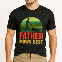Father Mows Best Cooling Performance Crew T-Shirt