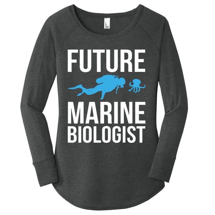 Future Marine Biologist Gift For Students Sea Life Women's Perfect Tri Tunic Long Sleeve Shirt