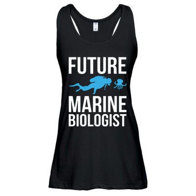 Future Marine Biologist Gift For Students Sea Life Ladies Essential Flowy Tank