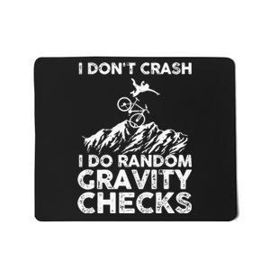 Funny Mountain Bike Art MTB Mountain Biking Lover Men Women Mousepad