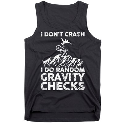 Funny Mountain Bike Art MTB Mountain Biking Lover Men Women Tank Top