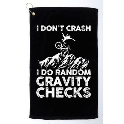 Funny Mountain Bike Art MTB Mountain Biking Lover Men Women Golf Towel