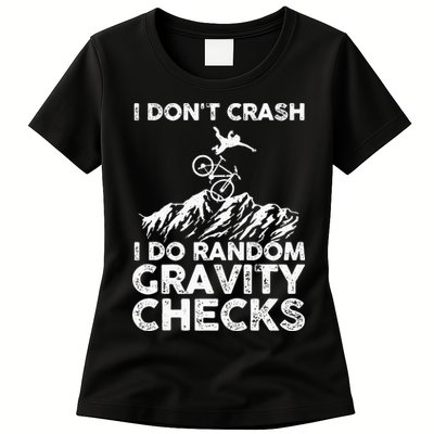 Funny Mountain Bike Art MTB Mountain Biking Lover Men Women Womens T-Shirt