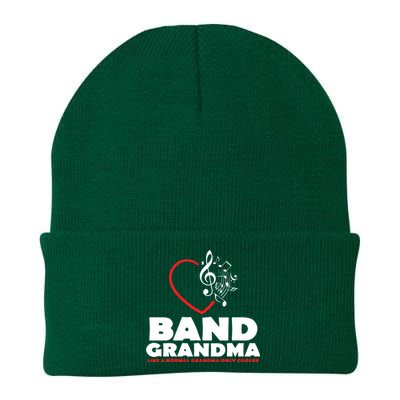 Funny Marching Band Grandma Music Lover Percussion Mom Gift Knit Cap Winter Beanie