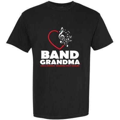 Funny Marching Band Grandma Music Lover Percussion Mom Gift Garment-Dyed Heavyweight T-Shirt