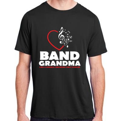 Funny Marching Band Grandma Music Lover Percussion Mom Gift Adult ChromaSoft Performance T-Shirt