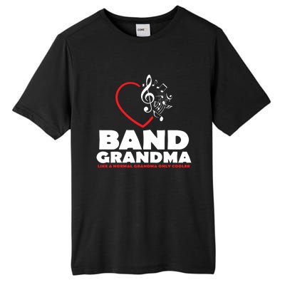 Funny Marching Band Grandma Music Lover Percussion Mom Gift Tall Fusion ChromaSoft Performance T-Shirt