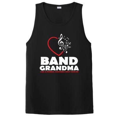 Funny Marching Band Grandma Music Lover Percussion Mom Gift PosiCharge Competitor Tank